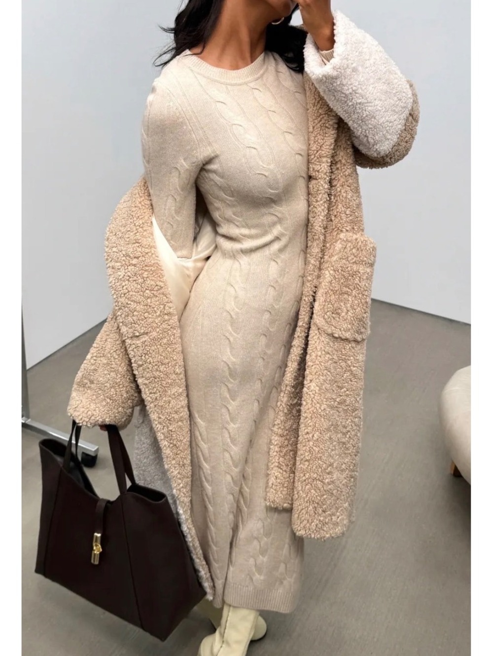 Maille Maxi Dress By Sandro $518